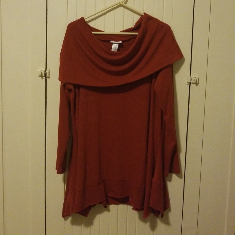 Soft Surroundings off the shoulder tunic